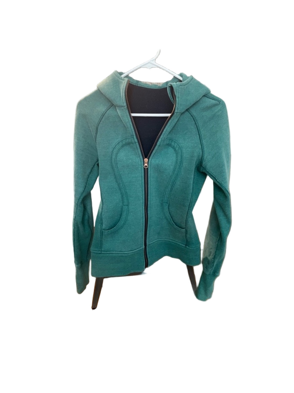 Lululemon Green Hooded Zip Jacket